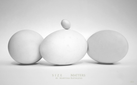 size matters by Martina Rathgens, Flickr