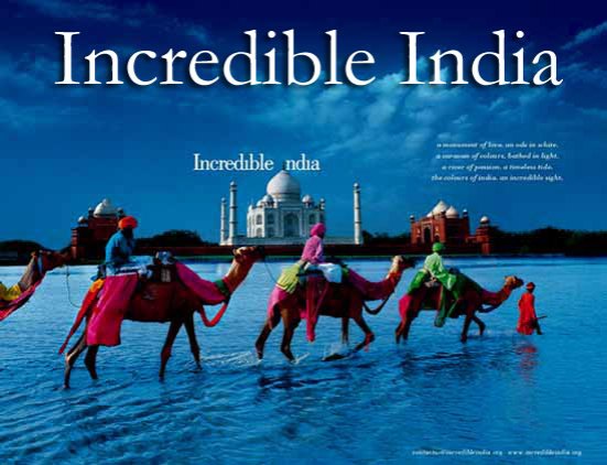 Incredible India Taj Mahal Camels