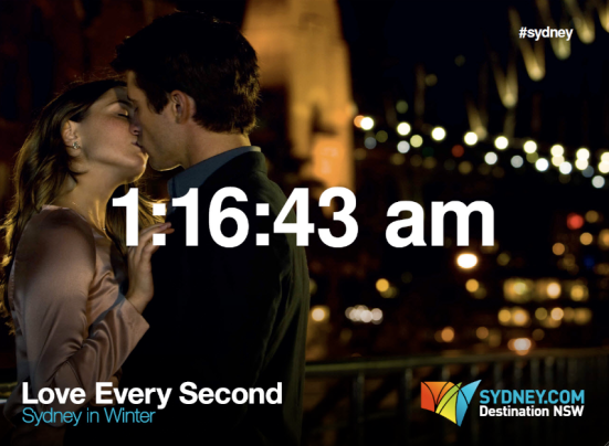 Love Every Second Kiss, Destination NSW
