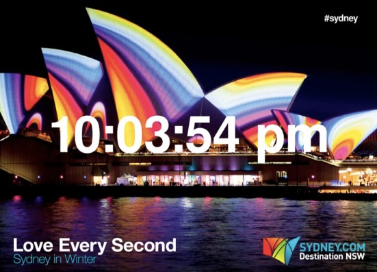 Love Every Second Opera House, Destination NSW