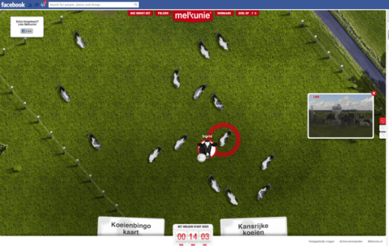 Melkunie Cow Bingo Facebook